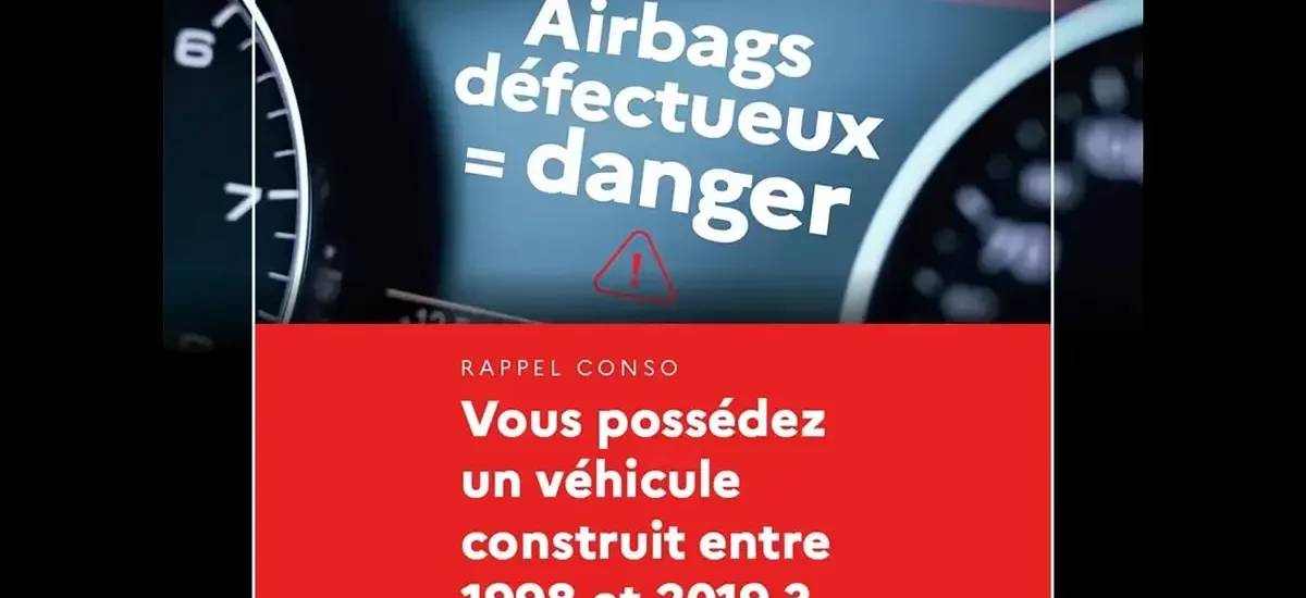 airbag défectueux