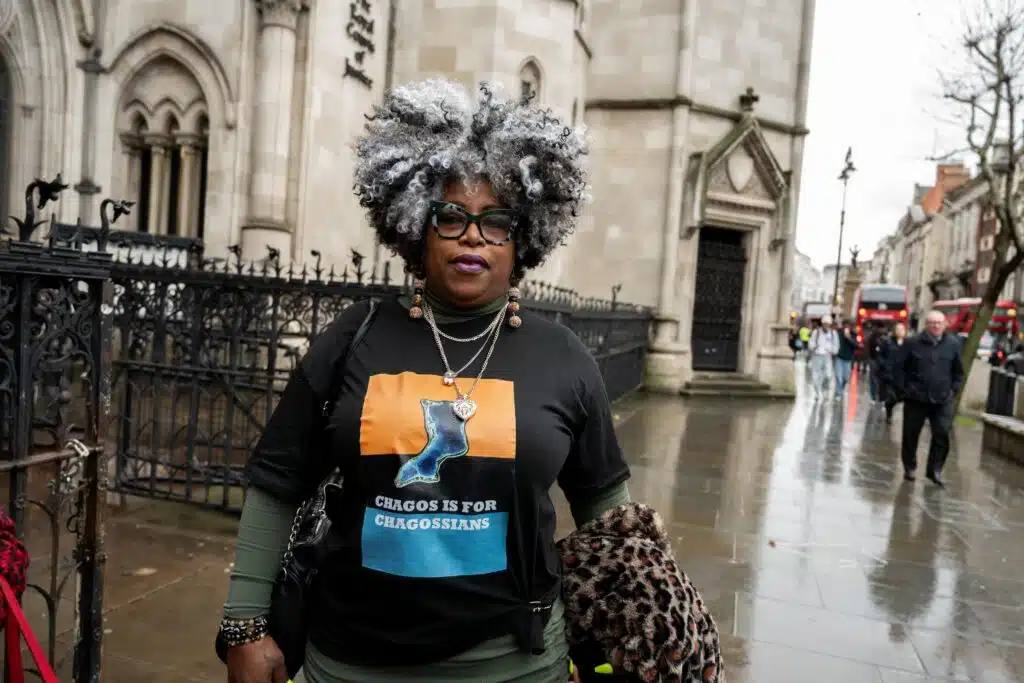 Bertrice Pompe devant la Cour Royale de justice de Londres le 5 décembre 2024.
