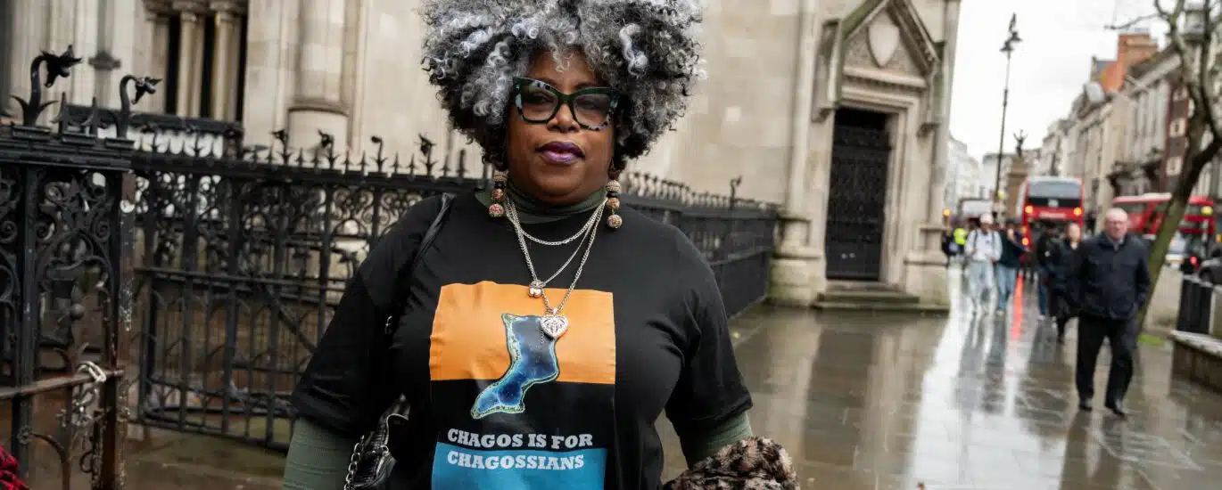 Bertrice Pompe devant la Cour Royale de justice de Londres le 5 décembre 2024.