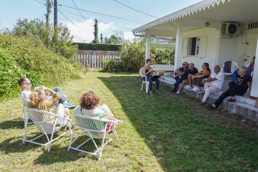 Discussion autour des évolutions de l'association depuis sa création.
