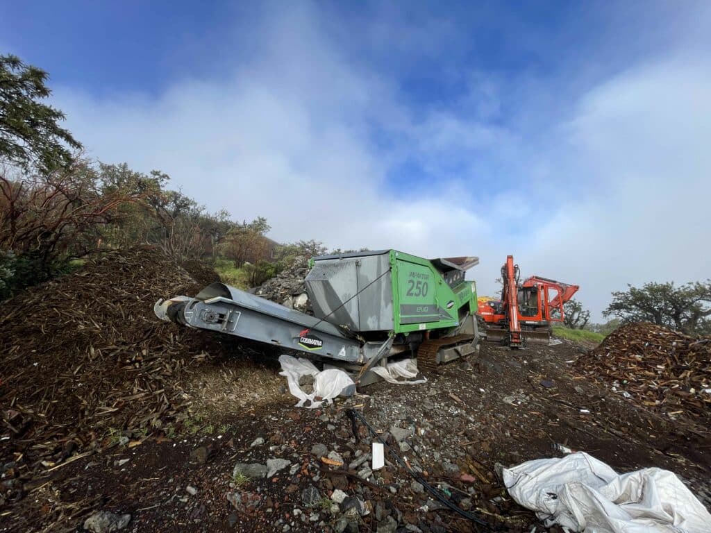 nouveau gîte du volcan écologie démolition déchet de chantier vidange eau