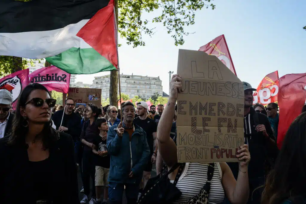 Manifestation contre le fascisme et l'extrême droite