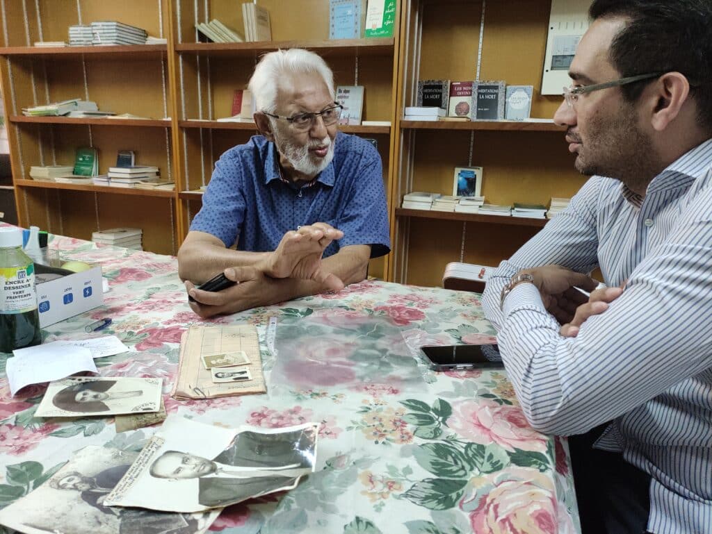 Rencontre avec Obeida Mogalia à Saint-Pierre.