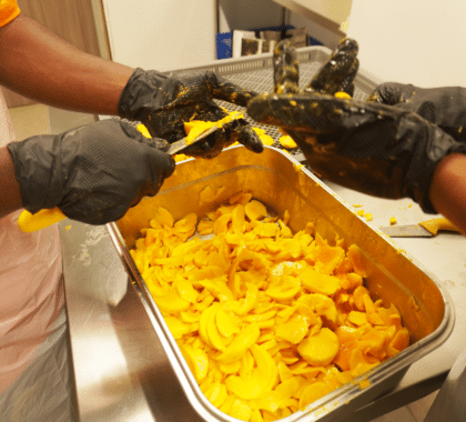Visite des locaux de Siva Industrie à la Technopole de Saint-Denis, en février 2025.