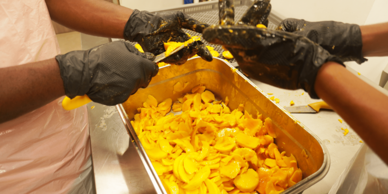 Visite des locaux de Siva Industrie à la Technopole de Saint-Denis, en février 2025.