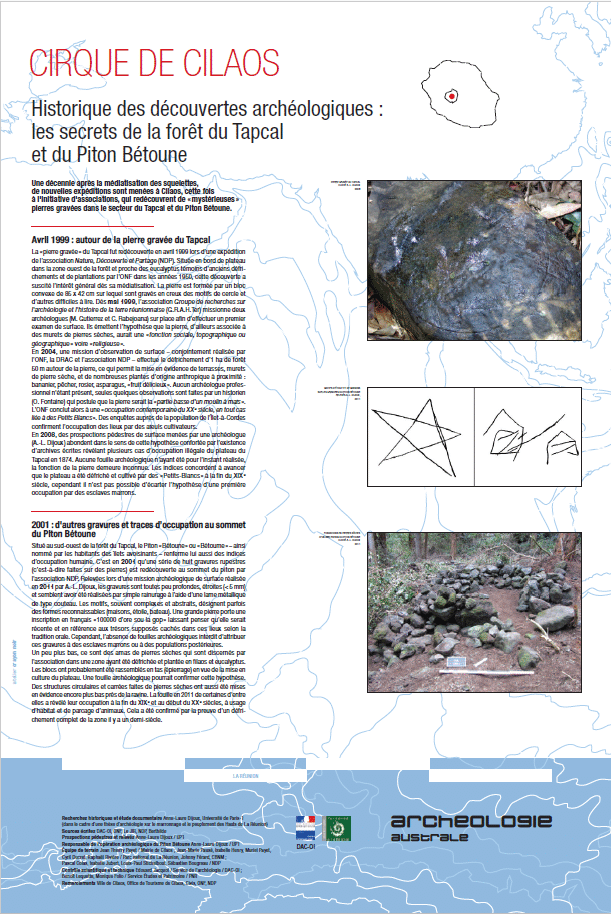 Archéologie australe forêt Tapcal