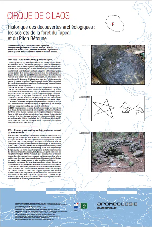 Archéologie australe forêt Tapcal