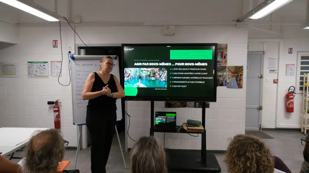 Coralie Hoarau, coprésidente du PTCE (pôle territorial de coopération économique) Tour Létan Sin Pol