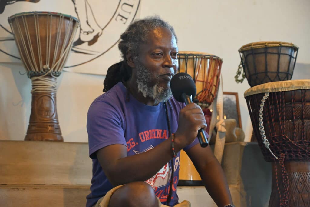 Moringodrome comité réunionnais de moringue avec Ernaud Iafare et Farid Aubras