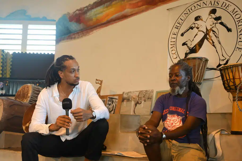Moringodrome comité réunionnais de moringue avec Ernaud Iafare et Farid Aubras
