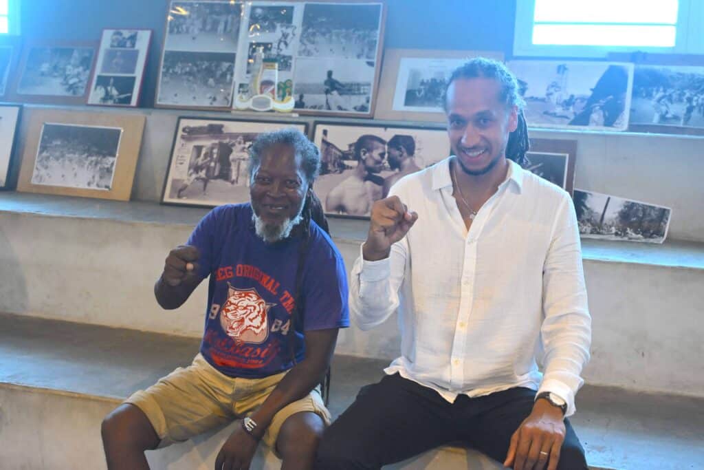 Moringodrome comité réunionnais de moringue avec Ernaud Iafare et Farid Aubras