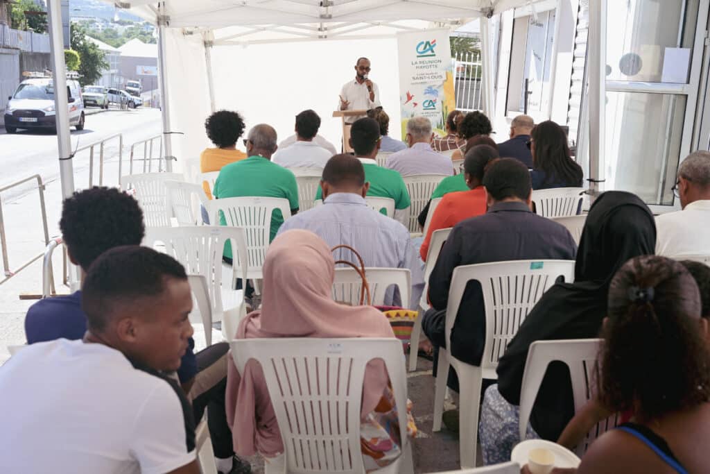 De nombreux acteurs de la solidarité ont assisté à l'inauguration.