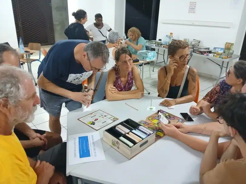 une soirée jeu de société