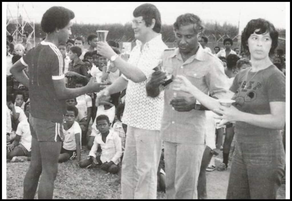 Paul Vergès, maire du Port de 1971 à 1989. (Collection privée)