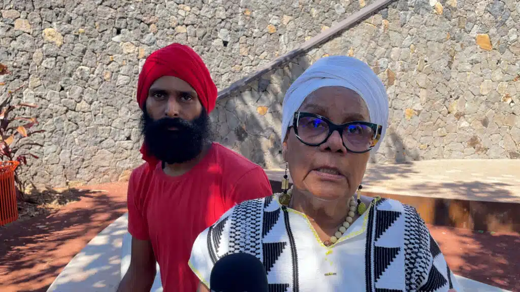 TYP président du Komité Pangar et Ghislaine Bessière présidente de Rasine Kaf