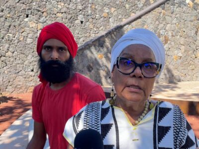 TYP président du Komité Pangar et Ghislaine Bessière présidente de Rasine Kaf