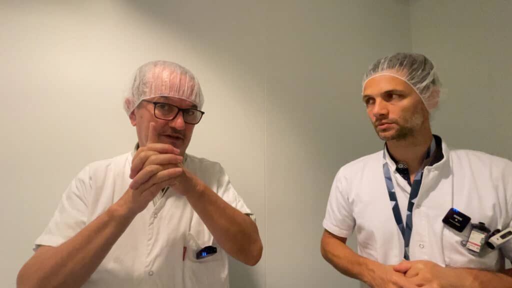 Christian Meriau, directeur du cycloton et KEvin Gille, chef des opérations. © Franck Cellier