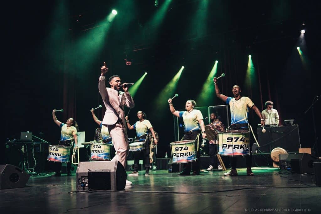 Concert de Wizdom à la salle Gramoun Lélé, par le Bisik Nicolas Renambatz