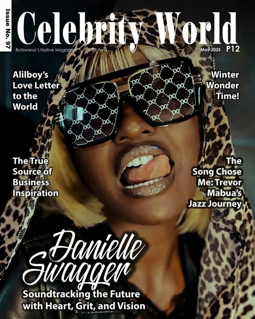 Danielle Swagger a fait la UNE du numéro de mai du magazine Celebrity WORLD.