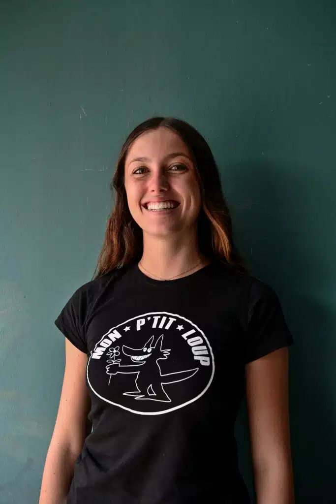 Margot, membre du groupe qui a travaillé sur le P'tit Fanzine. © Olivier Ceccaldi
