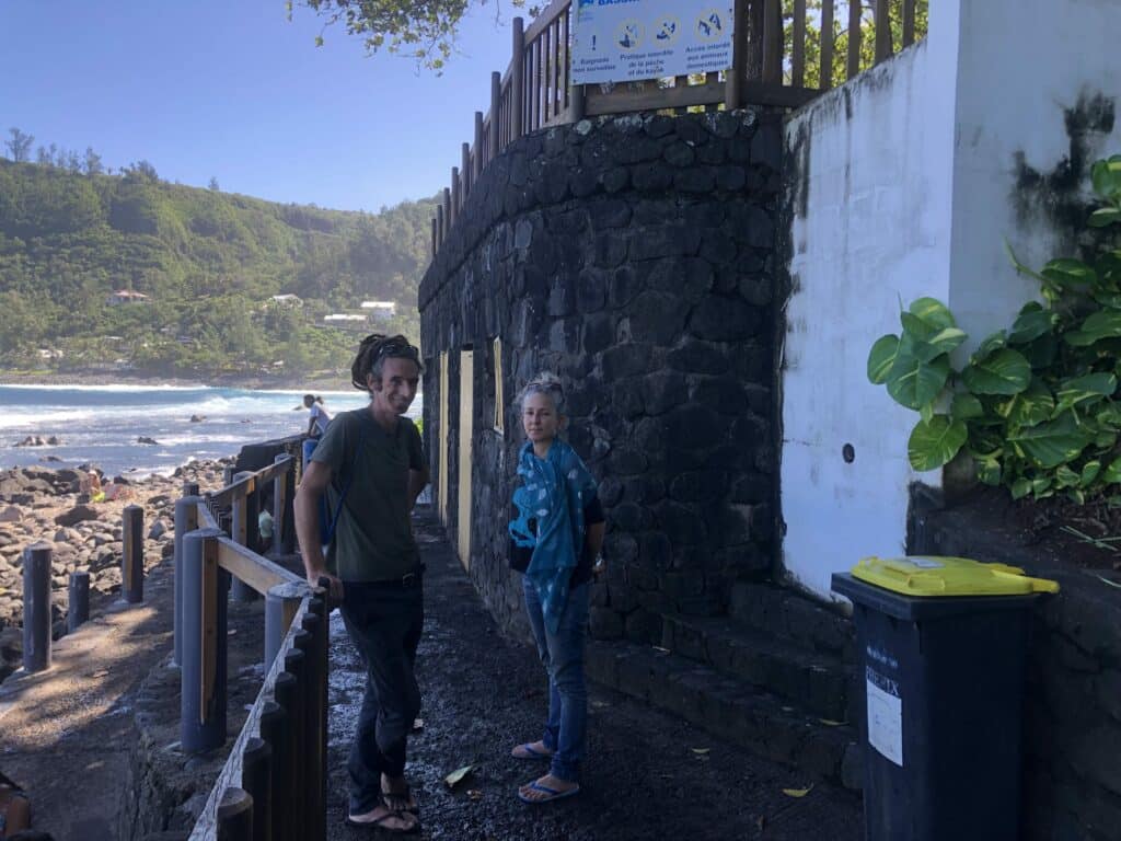 Hugues Thouet et Tiphaine jardins de Manapany