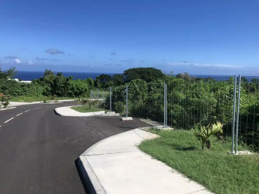 allée des Pétrels chantier de l'hôtel Manapany Bay
