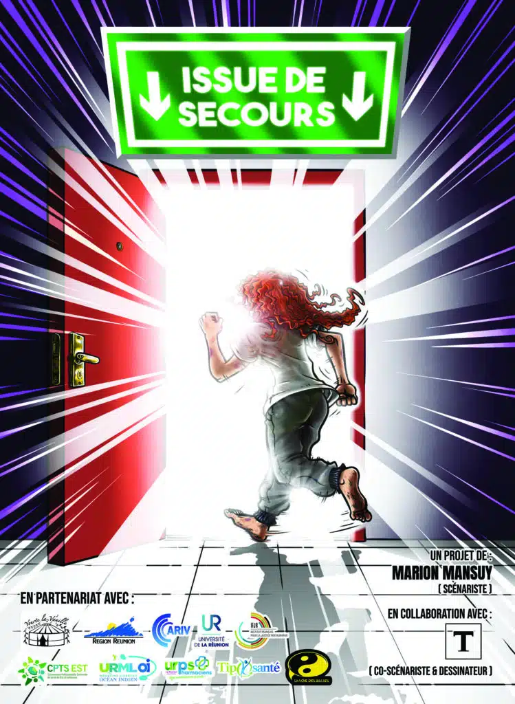 Avec le manga "Issue de secours", Marion Mansuy et T sensibilisent la jeunesse réunionnaise au respect du partenaire.
