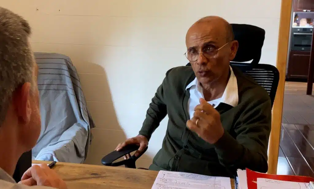 Philippe Naillet, député de la 1ére circonscription à Saint-Denis.