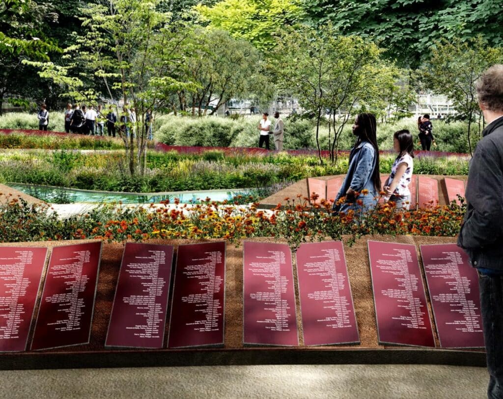 mémorial en hommage aux victimes de l’esclavage Paris Trocadéro Michel Desvignes paysagiste