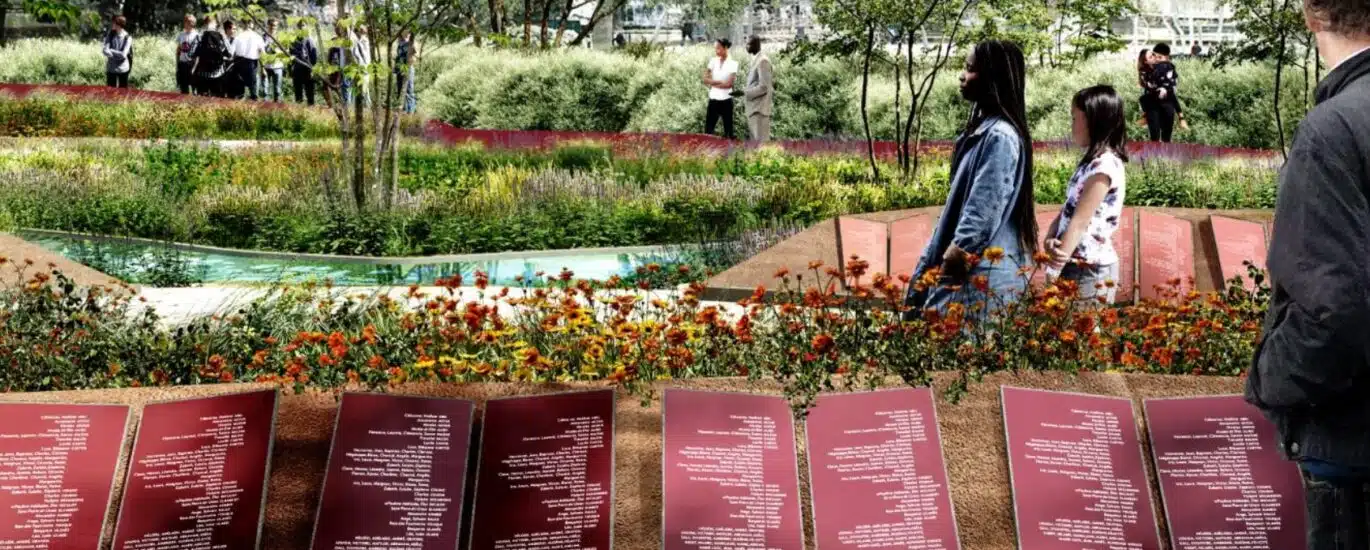 mémorial en hommage aux victimes de l’esclavage Paris Trocadéro Michel Desvignes paysagiste