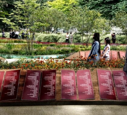 mémorial en hommage aux victimes de l’esclavage Paris Trocadéro Michel Desvignes paysagiste
