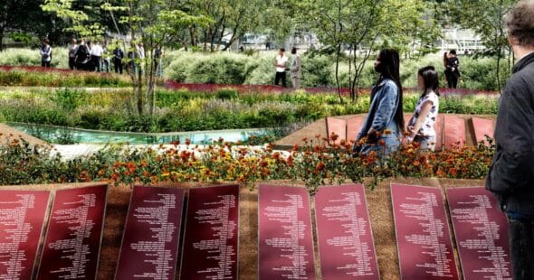 mémorial en hommage aux victimes de l’esclavage Paris Trocadéro Michel Desvignes paysagiste