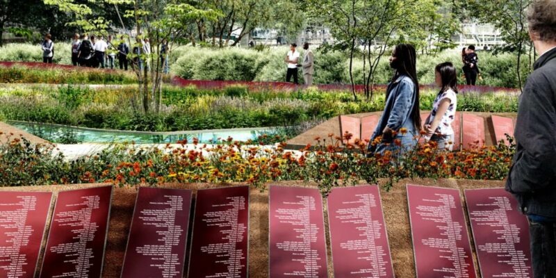mémorial en hommage aux victimes de l’esclavage Paris Trocadéro Michel Desvignes paysagiste