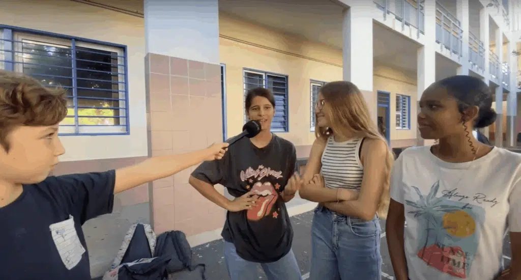 collège de la Pointe des Châteaux reportage des CM2