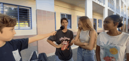 collège de la Pointe des Châteaux reportage des CM2