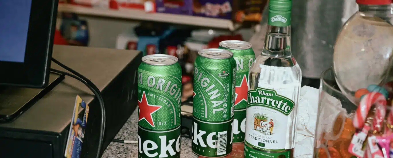 L'alcool représenté 50% du chiffre d'affaire de la boutique (hors tabac). © Olivier Ceccaldi