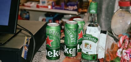L'alcool représenté 50% du chiffre d'affaire de la boutique (hors tabac). © Olivier Ceccaldi
