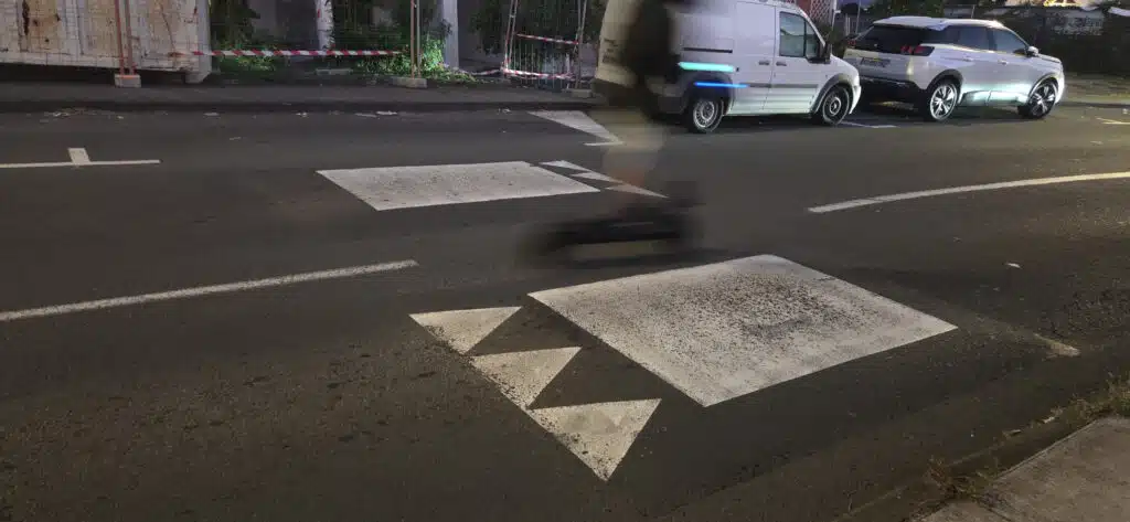 coussin berlinois ralentisseur dos d'âne