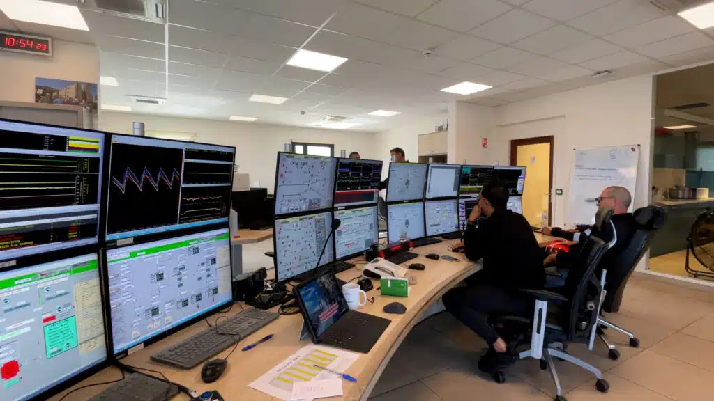 Visite de la centrale thermique Albioma du Gol avec Greoffroy Mercier, directeur régional