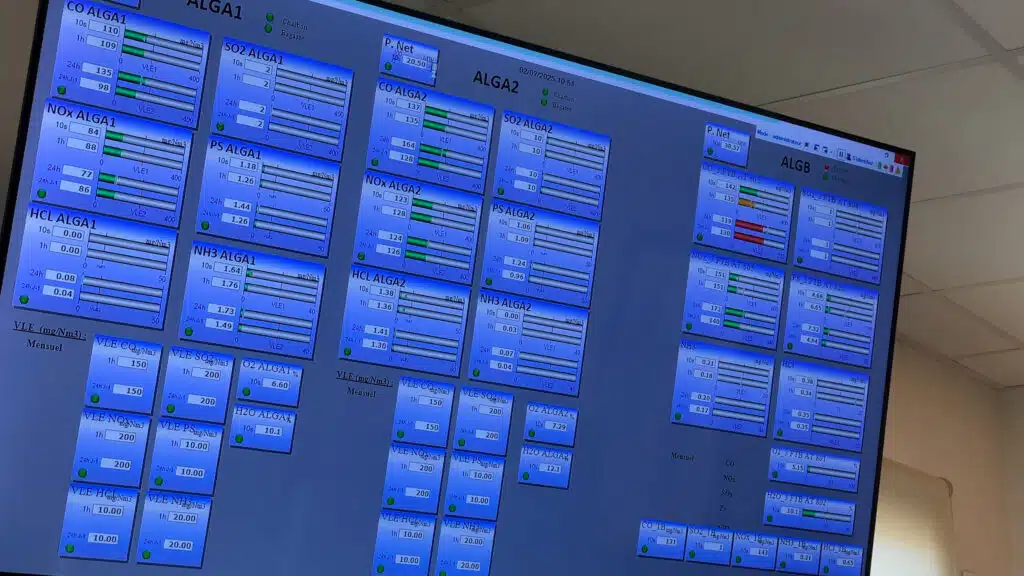 Visite de la centrale thermique Albioma du Gol avec Greoffroy Mercier, directeur régional