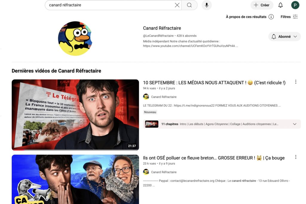 Yohan Pavec Le Canard Réfractaire