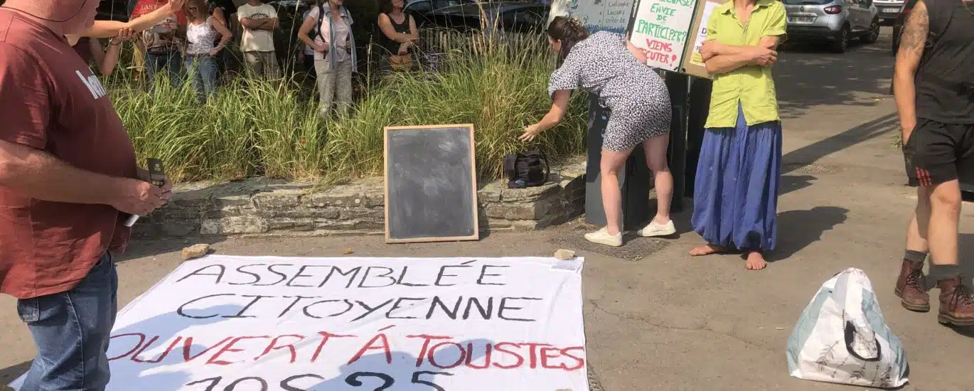 15 août à Lannion, Côtes d'Armor, pour préparer le 10 septembre avec Le Canard Réfractaire.