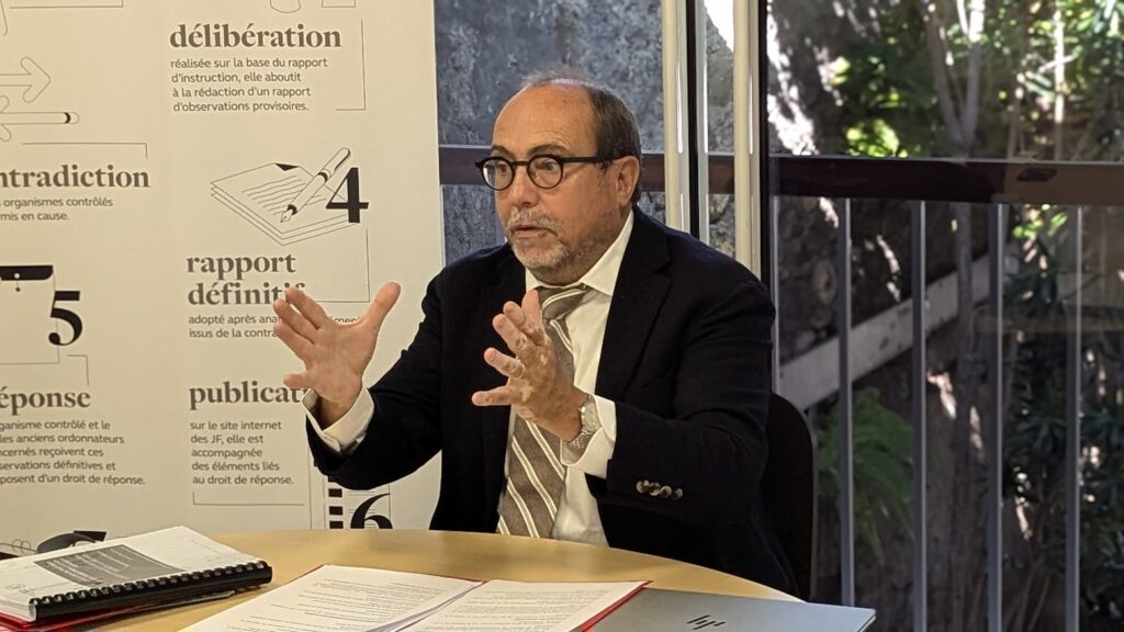 Nicolas Péhau, président de la Chambre régionale des comptes