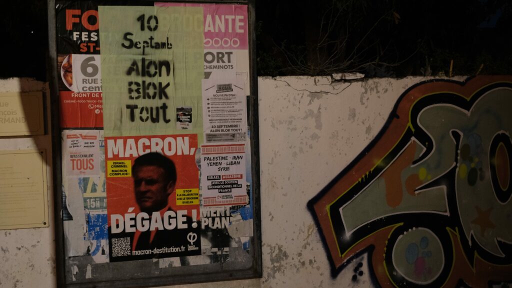 Attac, mouvement grève du 10 Septembre Saint-Paul