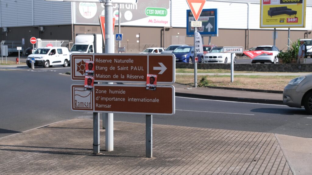 manif 10 septembre Saint-Paul Savanna