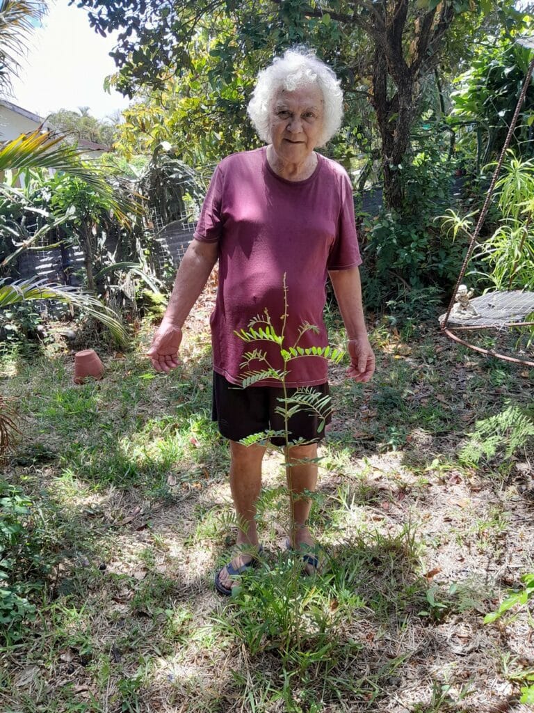 Expédit Rivière, éleveur de lièvre pays.