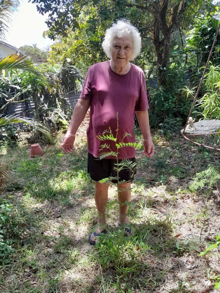 Expédit Rivière, éleveur de lièvre pays.