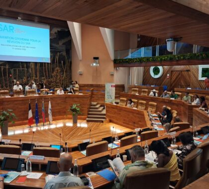 Le samedi 11 octobre dernier s’est tenue une session de « suivi des travaux » de la Convention Citoyenne du SAR 2050, organisée par la Région dans son hémicycle