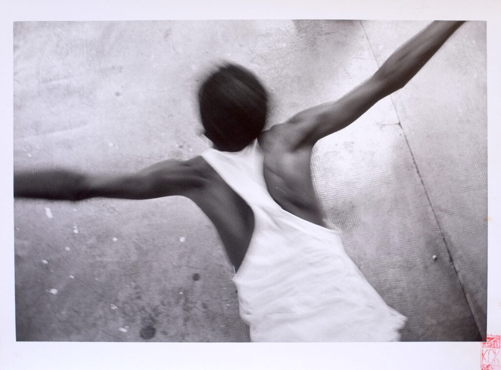 Au club de boxe française de La rivière des galets, 1992 - Karl Kugel©