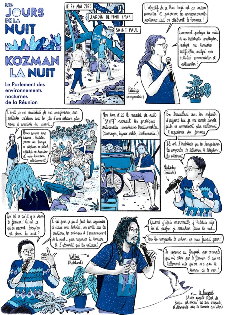 BD d'Alex Mesley sur Kozman la nuit